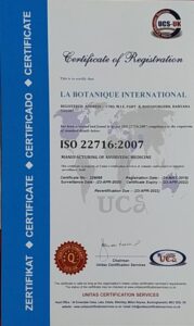 Labotanique Certification