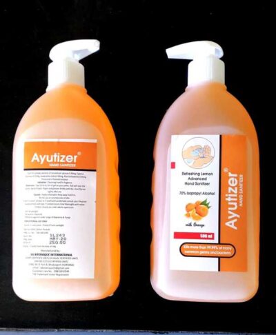 Ayutizer - orange- hand sanitizer - Velltree