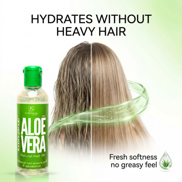 keshkumari aloevera gel for hair- la botanique international- velltree.com