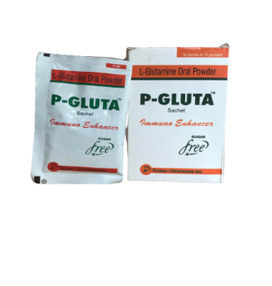 P-gluta - L-glutamine sachet- velltree